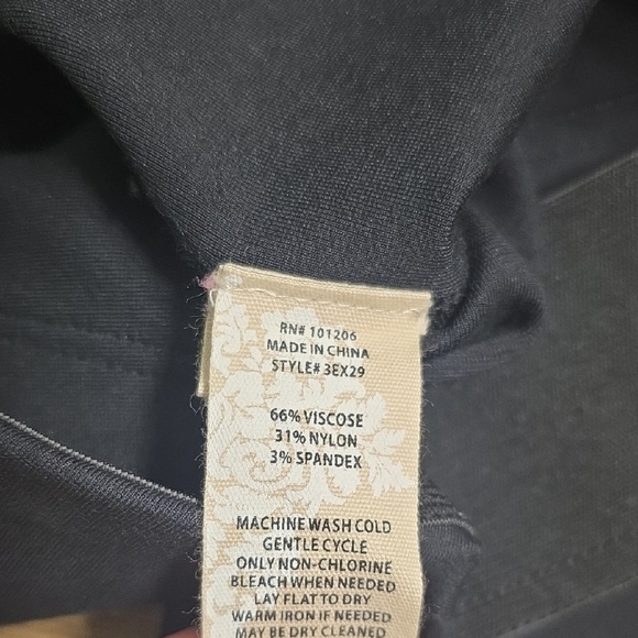 Soft Surroundings Womens Black Pants Size PXS - Picture 6 of 6